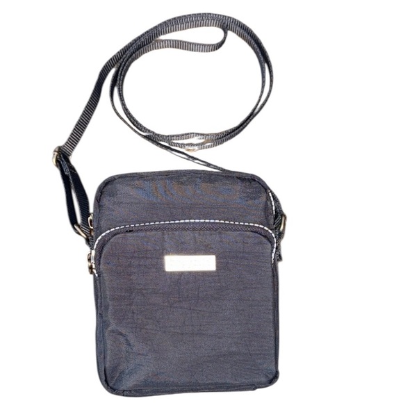 Baggallini Handbags - Baggallini Take Two RFID Bryant Crossbody bag in dark charcoal nylon